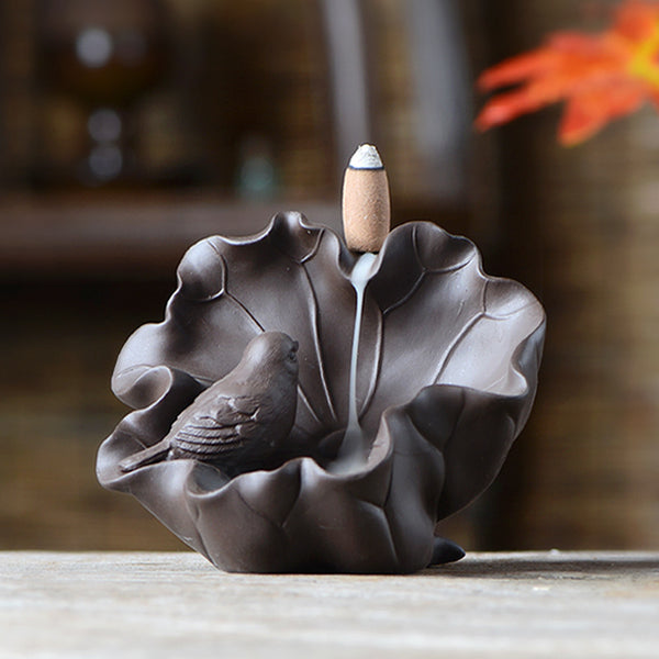 Waterfall Ceramic Backflow Incense Burner