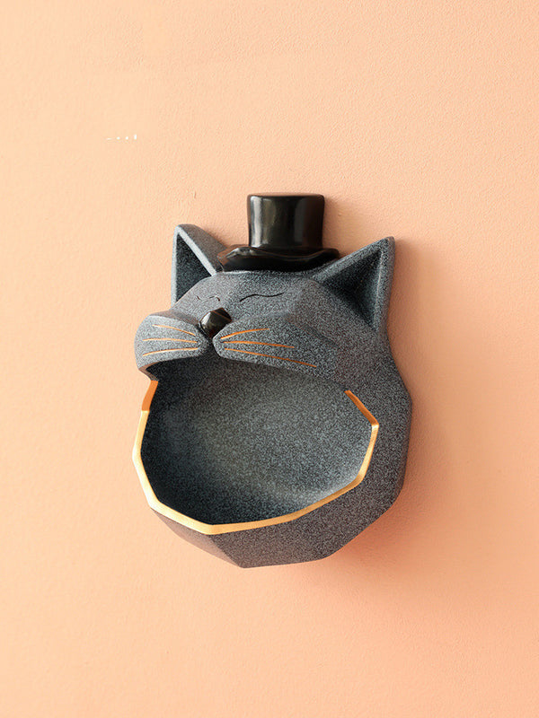 Big Mouth Cat Wall Storage